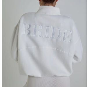 BRIDAL six stories bride sweatshirt set